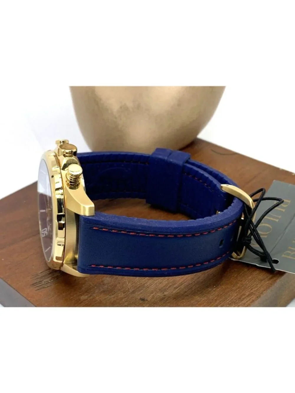 Bulova Men's Watch 97B168 Marine Star Chronograph Quartz Blue Dial Rubber Strap